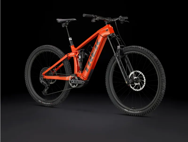 Trek Rail 9.9 X0 AXS Full Suspension Electric Mountain Bike 2024 in Lava-1